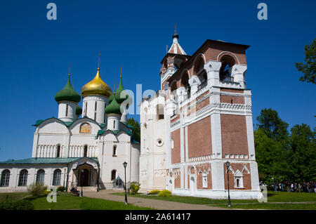 Glockenturm, der Retter Kloster St. Euthymius, Weltkulturerbe der UNESCO, Suzdal, Wladimir oblast, Russland, Europa Stockfoto