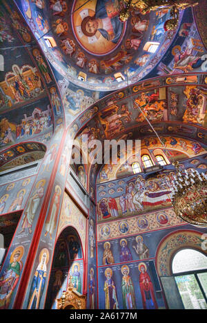 Fresken, St. Johns Forerunner's Parish, Athen, Griechenland, Europa Stockfoto