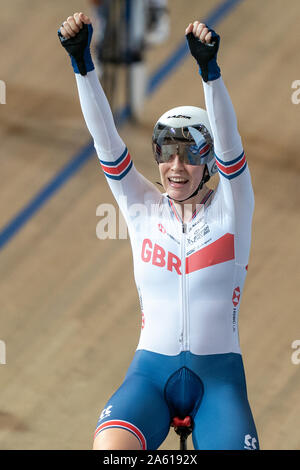 16. Oktober 2019 Apeldoorn, Niederlande Trackcycling Europameisterschaft 2019 NELSON Emily von Großbritannien Stockfoto