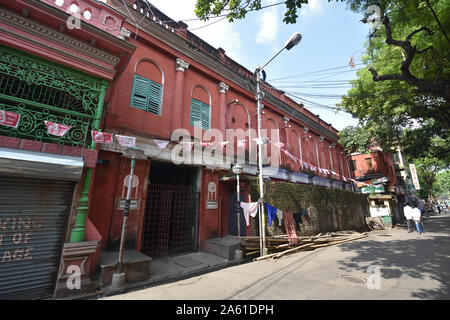 Gopinath shobhabazar Royal Palace (Bari). 36 Raja Nabakrishna Straße. Kolkata, West Bengal, Indien. Stockfoto