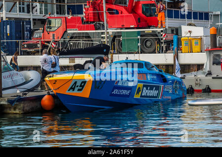 Cowes, 25. August 2019 Speed Boot Rennen auf der Isle of Wight Stockfoto