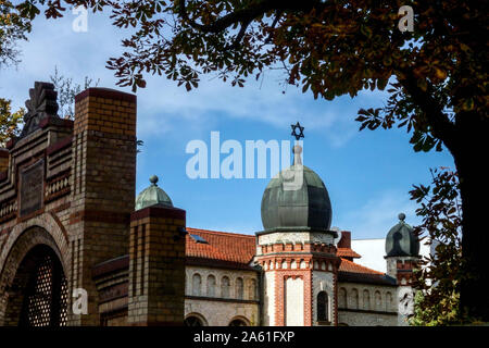 Halle (Saale), Jüdische Synagoge Sachsen Anhalt Deutschland Stockfoto