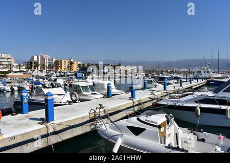 Hafen, Roquetas de Mar, Spanien Stockfoto