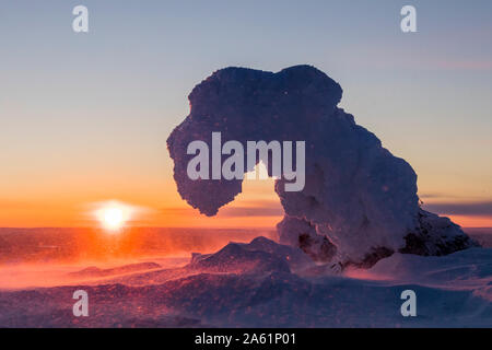 Rauen Nordwinden Stockfoto