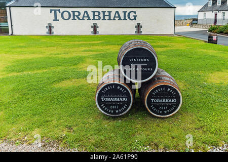 Die Torabhaig Distillery auf der Isle of Skye - Ansichten Stockfoto