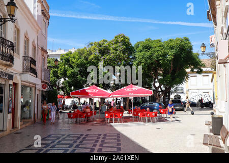 Street Scene, Faro, Portugal Stockfoto