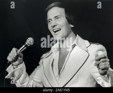 Pat Boone amerikanische Sängerin pop Genre in den 60er Stockfoto