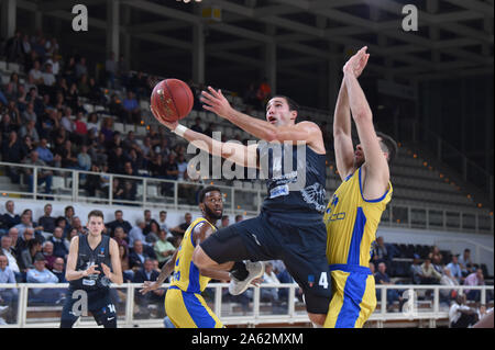 Oktober 23, 2019, Trento, Italien: Handwerk Aaron (Dolomiti energia Trient) während Dolomiti Energia Trient vs Asseco Arka Gdynia, Basketball EuroCup Meisterschaft in Trento, Italien, 23. Oktober 2019 - LPS/Giancarlo Dalla Riva (Credit Bild: © Giancarlo Dalla Riva/LPS über ZUMA Draht) Stockfoto