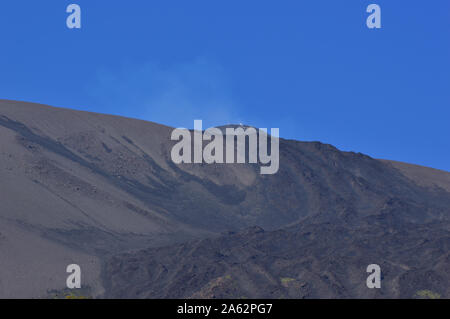 Mount Etna, Sizilien - Blick von der Nordseite des Vulkan Ätna Stockfoto