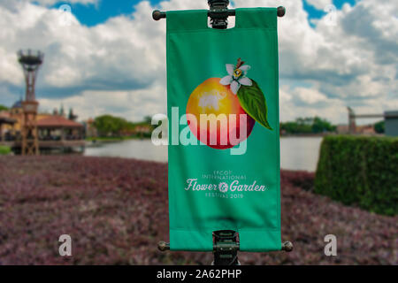 Orlando, Florida, September 30, 2019 Die grüne Blume und Garten Festival in Epcot in Walt Disney World Stockfoto