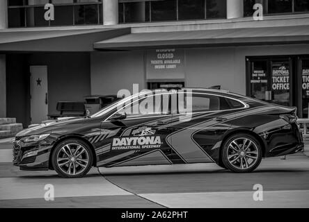 Datytona, Florida. Juli 18, 2019. Daytona 500 Auto auf dem Daytona International Speedway. Stockfoto