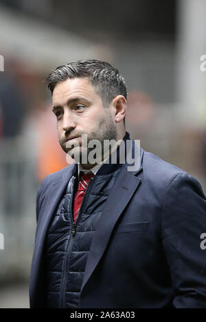 Bristol, UK. 23 Okt, 2019. Lee Johnson, Manager von Bristol City während der efl Sky Bet Championship Match zwischen Bristol City und Charlton Athletic an Ashton Gate, Bristol, England am 23. Oktober 2019. Foto von Dave Peters. Nur die redaktionelle Nutzung, eine Lizenz für die gewerbliche Nutzung erforderlich. Keine Verwendung in Wetten, Spiele oder einer einzelnen Verein/Liga/player Publikationen. Credit: UK Sport Pics Ltd/Alamy leben Nachrichten Stockfoto