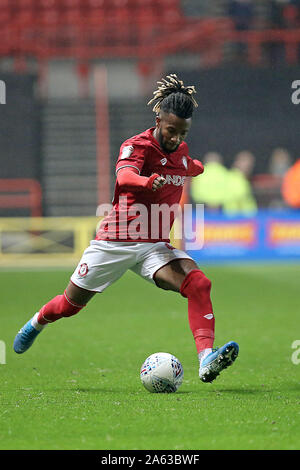 Bristol, UK. 23 Okt, 2019. Kasey Palmer von Bristol City während der efl Sky Bet Championship Match zwischen Bristol City und Charlton Athletic an Ashton Gate, Bristol, England am 23. Oktober 2019. Foto von Dave Peters. Nur die redaktionelle Nutzung, eine Lizenz für die gewerbliche Nutzung erforderlich. Keine Verwendung in Wetten, Spiele oder einer einzelnen Verein/Liga/player Publikationen. Credit: UK Sport Pics Ltd/Alamy leben Nachrichten Stockfoto