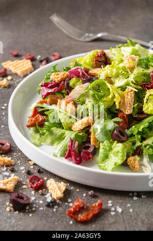 Frischer Salat Stockfoto