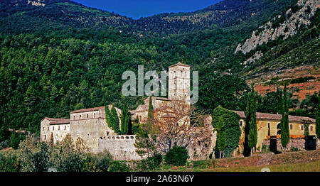 Abtei von S. Pietro in Valle. Stockfoto