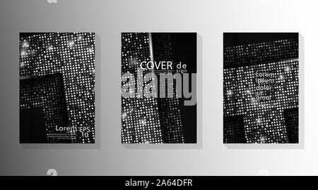 Set eleganten Hintergrund Designs für Designs, Listen, Seiten, Banner, Ideen, Cover, Booklets, Drucksachen, Broschüren, Bücher, etc. Stock Vektor