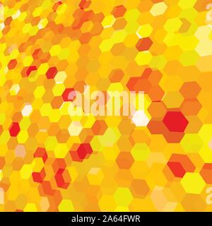 Zusammenfassung Hintergrund mit bunten hex Polygone Stock Vektor