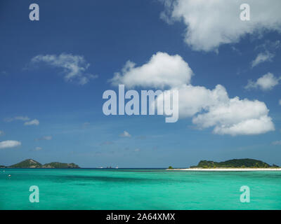 Sandy Island, Grenada, Grenadinen, Windward Islands, östliche Karibik Stockfoto