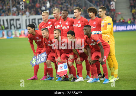 Salzburg, Österreich Oktober 23, 2019: CL - 19/20-RB Salzburg Vs. SSC Napoli Team Salzburg Team Foto RB Salzburg | Verwendung weltweit Stockfoto