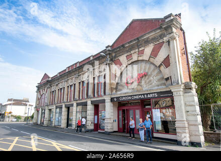 Das Curzon Kino in der Küstenstadt Clevedon in North Somerset, VEREINIGTES KÖNIGREICH Stockfoto