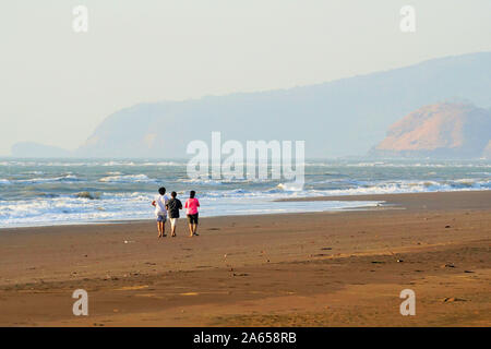 Velas Strand, Ratnagiri, Maharashtra, Indien Stockfoto