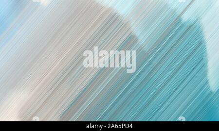 Diagonale Linien Hintergrund oder Kulisse mit Pastell blau, silber und blau chill Farben. verträumte Digitale abstrakter Kunst. Stockfoto