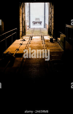 Italien Lonmbardy Mailand: Holocaust Memorial. Plattform 21 der Hauptbahnhof Stockfoto