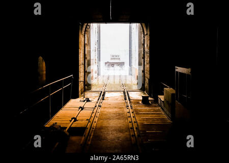 Italien Lonmbardy Mailand: Holocaust Memorial. Plattform 21 der Hauptbahnhof Stockfoto