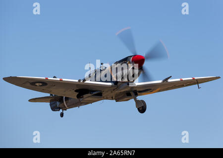 Supermarine Spitfire MK VIII VH-HET in der Royal Australian Air Force (RAAF) Markierungen durch die ihlienworth Aviation Mu betrieben Stockfoto