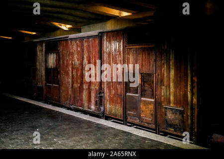 Italien Lonmbardy Mailand: Holocaust Memorial. Plattform 21 der Hauptbahnhof Stockfoto