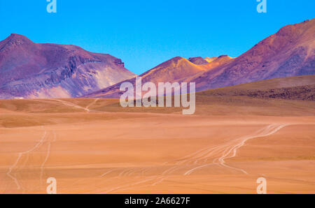 Die fabelhafte Laguna Colorada in Bolivien Stockfoto