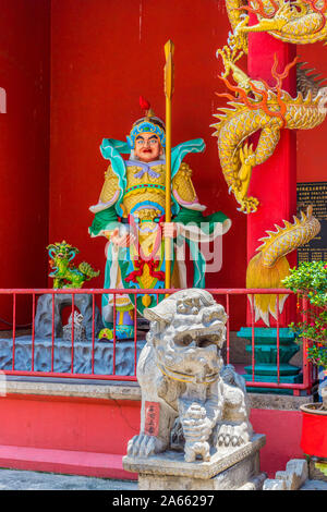 Kuala Lumpur. 13. März 2019. Ein Blick auf die Guan di Tempel in Kuala Lumpur in Malaysia Stockfoto