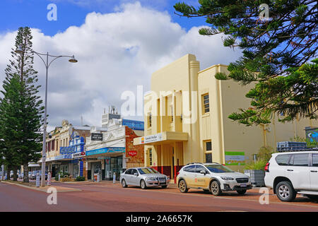 GERALDTON, Australien - 9 May 2019 - Blick auf die historische Stadt Geraldton, einer Küstenstadt im Mittleren Westen Region von Western Australia. Stockfoto