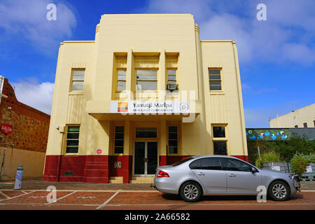 GERALDTON, Australien - 9 May 2019 - Blick auf die historische Stadt Geraldton, einer Küstenstadt im Mittleren Westen Region von Western Australia. Stockfoto