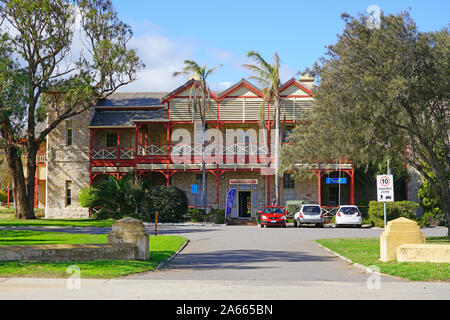 GERALDTON, Australien - 9 May 2019 - Blick auf die historische Stadt Geraldton, einer Küstenstadt im Mittleren Westen Region von Western Australia. Stockfoto