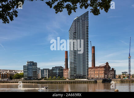 Chelsea Waterfront Luxus Riverside Apartments Stockfoto