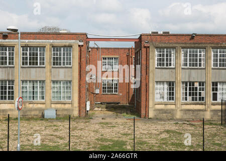 Alte Alcan Art déco-Gebäude in Banbury Oxfordshire Stockfoto