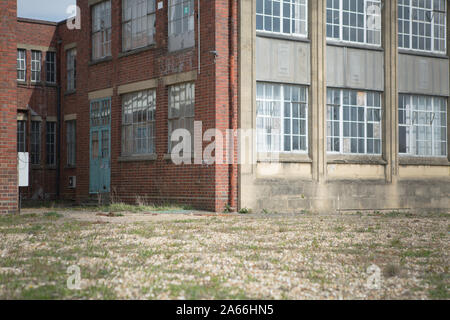 Alte Alcan Art déco-Gebäude in Banbury Oxfordshire Stockfoto