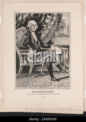 Washington. Der Patriot, der Staatsmann, und der Krieger Stockfoto