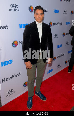 NEW YORK, NY - 23. Oktober: Brian Marc besucht die öffnung Nacht Screening der ell Durch "während NewFest Film Festival in der SVA Theater am 23. Oktober 2019 Stockfoto