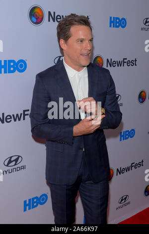 NEW YORK, NY - 23. Oktober: Mike Doyle besucht die öffnung Nacht Screening der ell Durch "während NewFest Film Festival in der SVA Theater am 23. Oktober 2019 Stockfoto