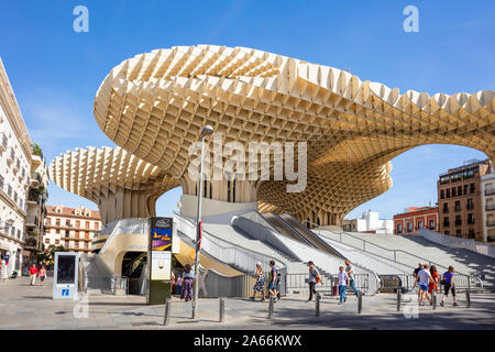 Sevilla Sevilla Sevilla Metropol Parasol Pilze Las Setas De Sevilla Plaza de la Encarnación Sevilla Spanien Sevilla Andalusien EU Europa Stockfoto