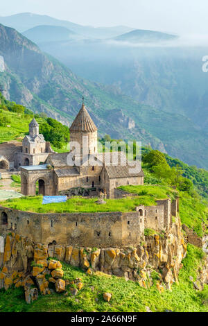Tatev Klosteranlage, Tatev, Provinz Kotayk, Armenien Stockfoto