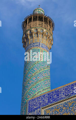 Shah Moschee, Naghsh-e Jahan Square, Isfahan, Provinz Isfahan, Iran Stockfoto