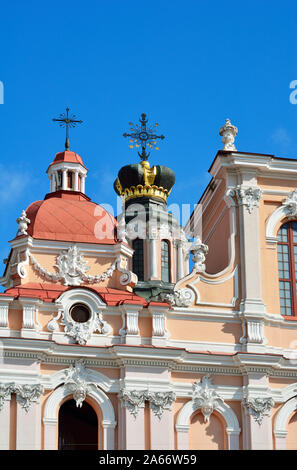 Kirche des hl. Kasimir in der Altstadt, die zum UNESCO-Weltkulturerbe gehört. Vilnius, Litauen Stockfoto