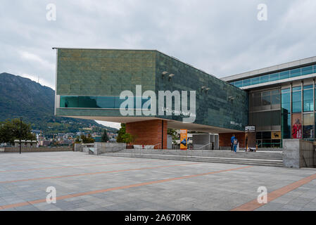 LAC Lugano Arte e Cultura ist ein neues kulturelles Zentrum für die bildende Kunst, Musik und darstellende Künste, Lugano, Schweiz Stockfoto