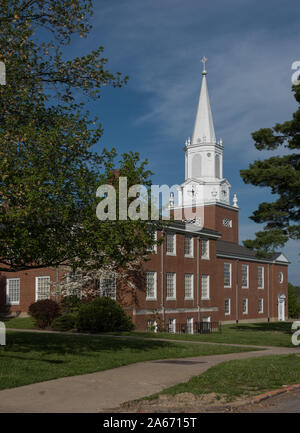 Wesley Kapelle auf dem Campus der West Virginia Wesleyan University in Buckhannon, West Virginia Stockfoto