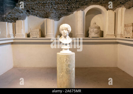 Italien, Rom, Terme di Diocleziano, Diokletianbadkomplex, Museo Nazionale Romano, nationales Römisches Museum, Aula X, Platorini-Grab Stockfoto