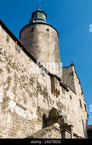 Czocha-Burg, untere Schlesischen Woiwodschaft, Polen Stockfoto