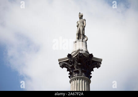 Nelsons Column lLondon UK Stockfoto